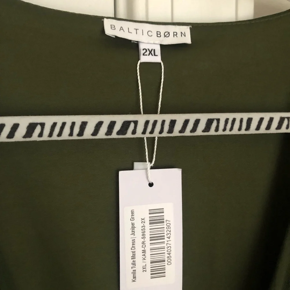 New w Tag: Baltic Born Kamila Tulle Maxi Dress. Size 2xl - Picture 12 of 13